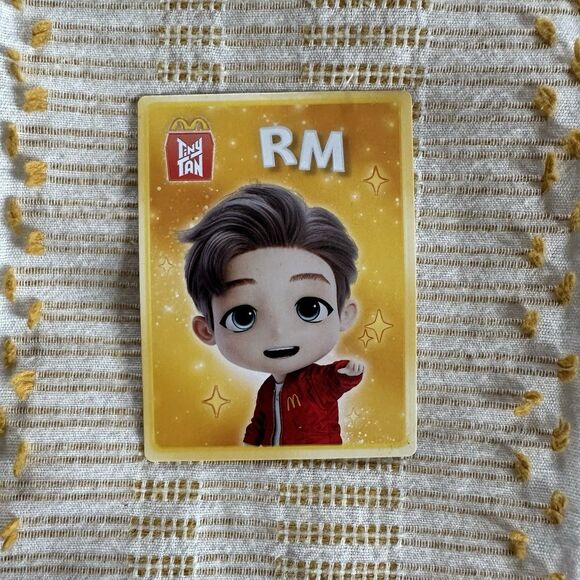 McDonald’s 2025 Tiny Tan BTS #8 RM Happy Meal Figure Encore Edition - Picture 3 of 4